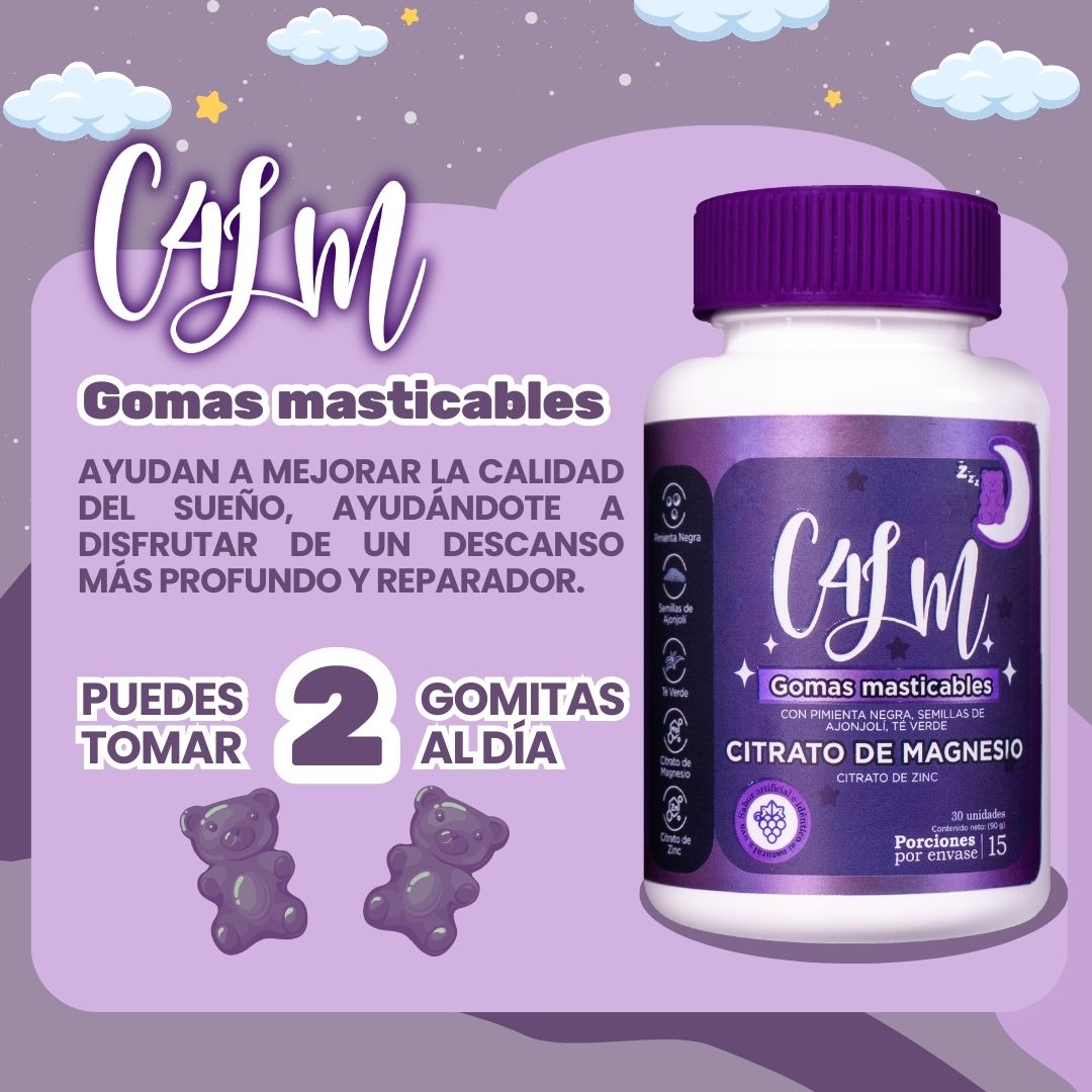 C4LM Gomitas de Magnesio - Energía de Día, Calma de Noche