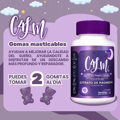 C4LM Gomitas de Magnesio - Energía de Día, Calma de Noche