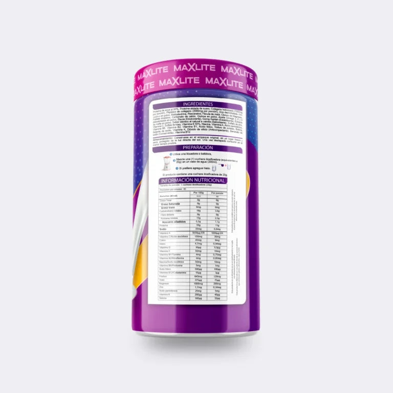 MAXLITE Colágeno Hidrolizado en Péptidos - Fórmula Avanzada 800g