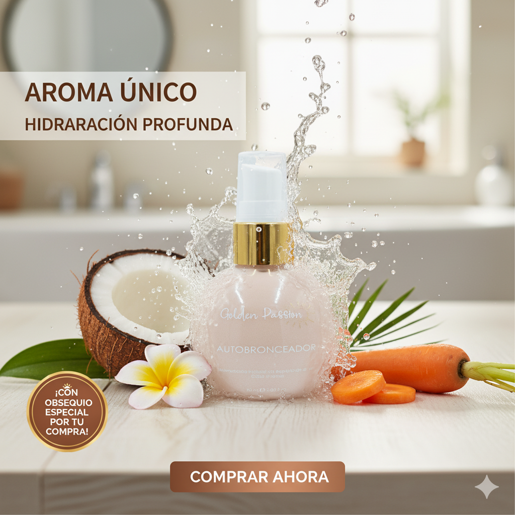 Golden Passion - Mousse Autobronceadora para un Dorado Natural