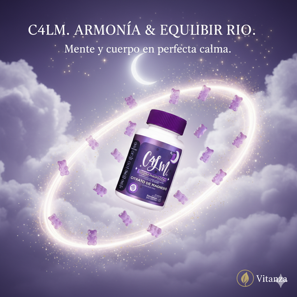 C4LM Gomitas de Magnesio - Energía de Día, Calma de Noche