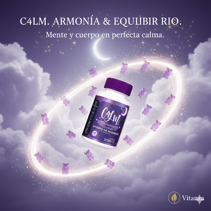 C4LM Gomitas de Magnesio - Energía de Día, Calma de Noche