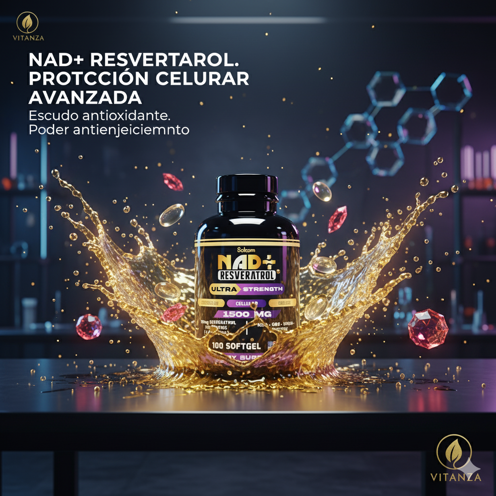 Resveratrol con Precursores de NAD+ - Fórmula de Longevidad Celular