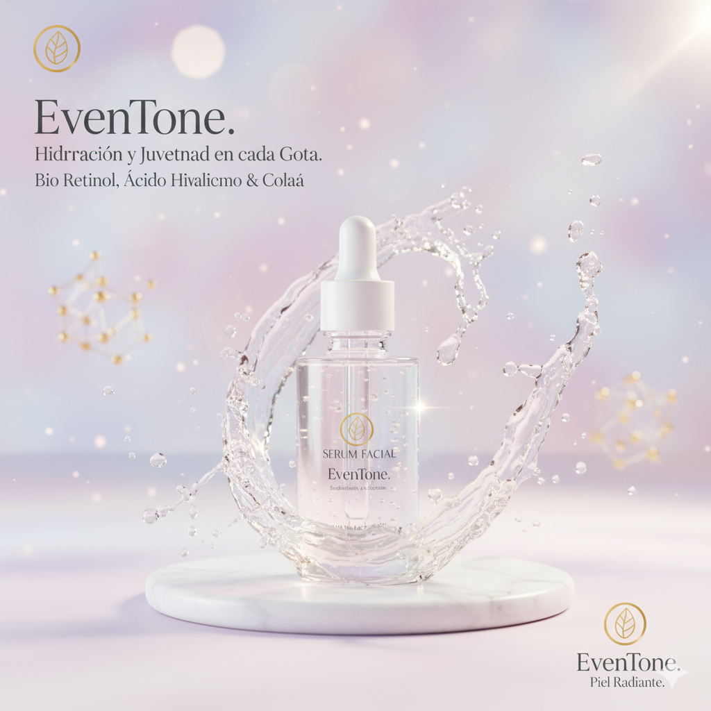 Even Tone Serum Facial - Con Retinol, Colágeno y Vitamina C