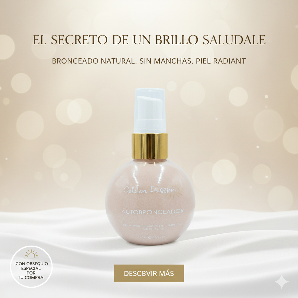 Golden Passion - Mousse Autobronceadora para un Dorado Natural