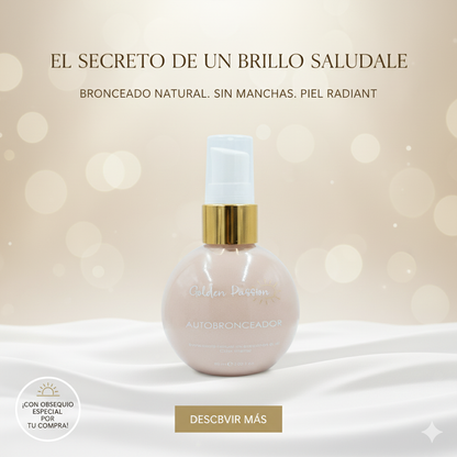 Golden Passion - Mousse Autobronceadora para un Dorado Natural