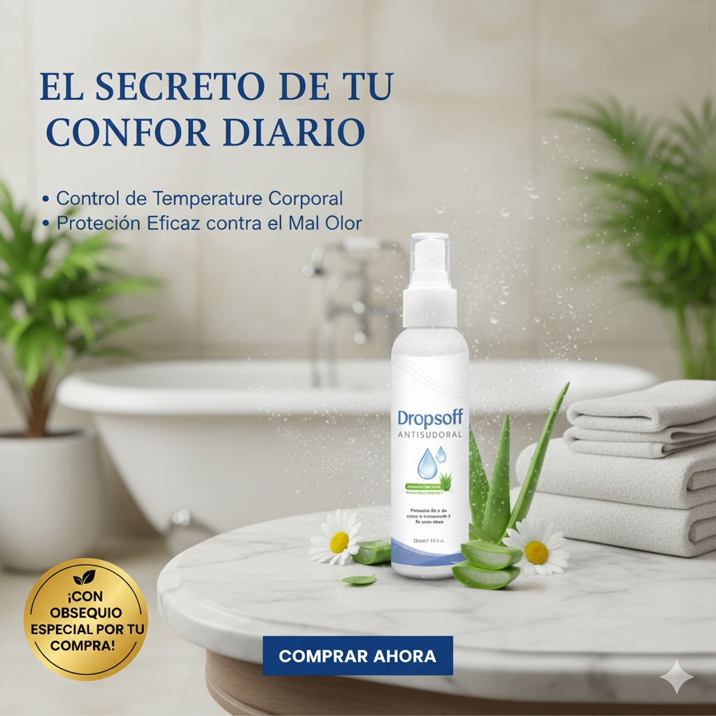 Dropsoff - Antisudoral de Máxima Eficacia y Control Total