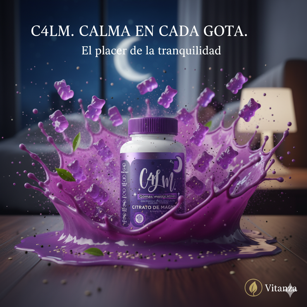 C4LM Gomitas de Magnesio - Energía de Día, Calma de Noche