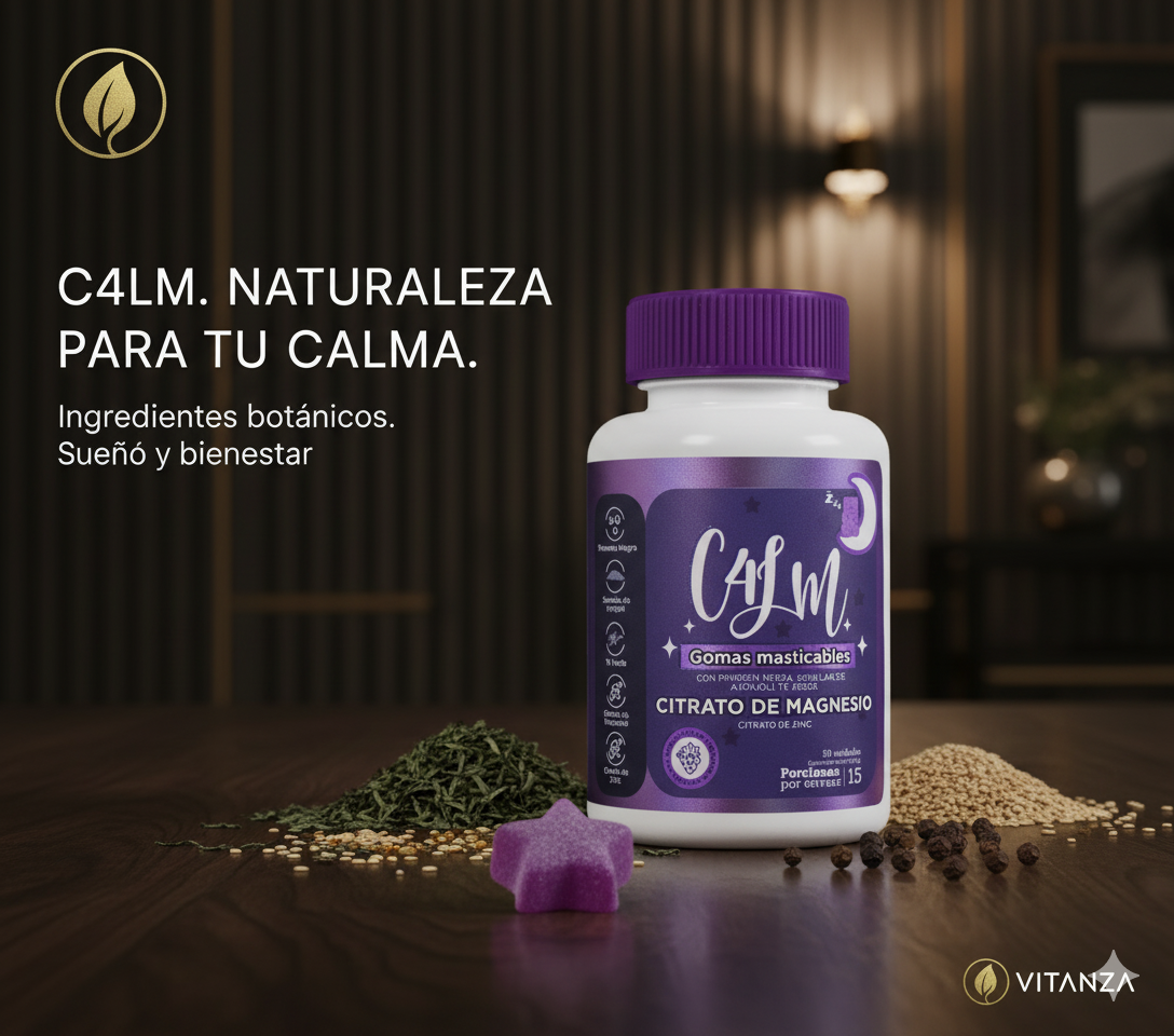C4LM Gomitas de Magnesio - Energía de Día, Calma de Noche
