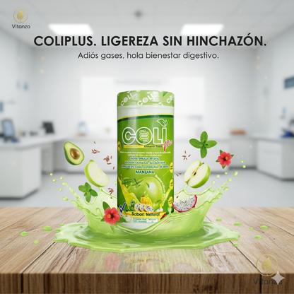 Coli Plus Vitanza - Fibra en Polvo para Colon Perezoso y Digestión