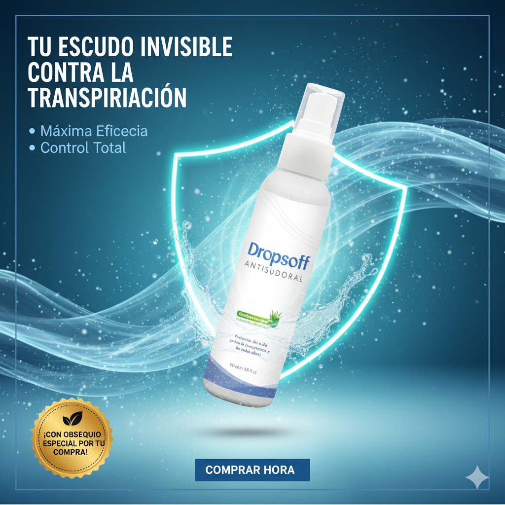 Dropsoff - Antisudoral de Máxima Eficacia y Control Total