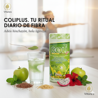 Coli Plus Vitanza - Fibra en Polvo para Colon Perezoso y Digestión