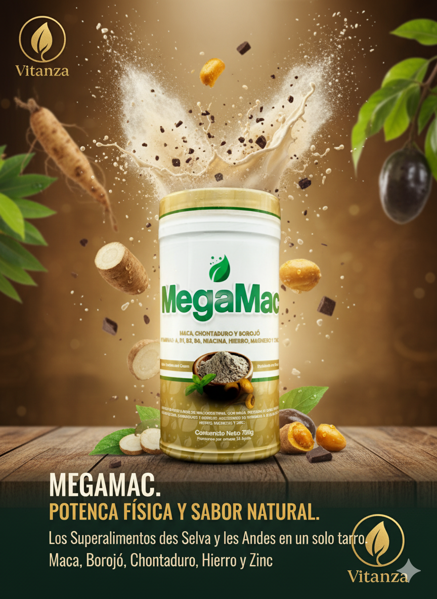 MegaMac - Potenciador de Energía y Vigor Ancestral
