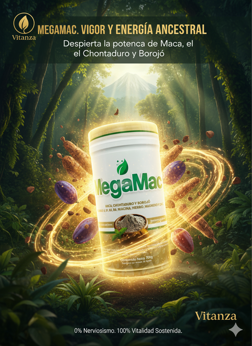MegaMac - Potenciador de Energía y Vigor Ancestral